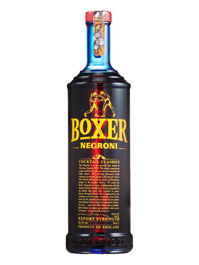 The Sustainable Spirit Co Boxer Negroni Bottle