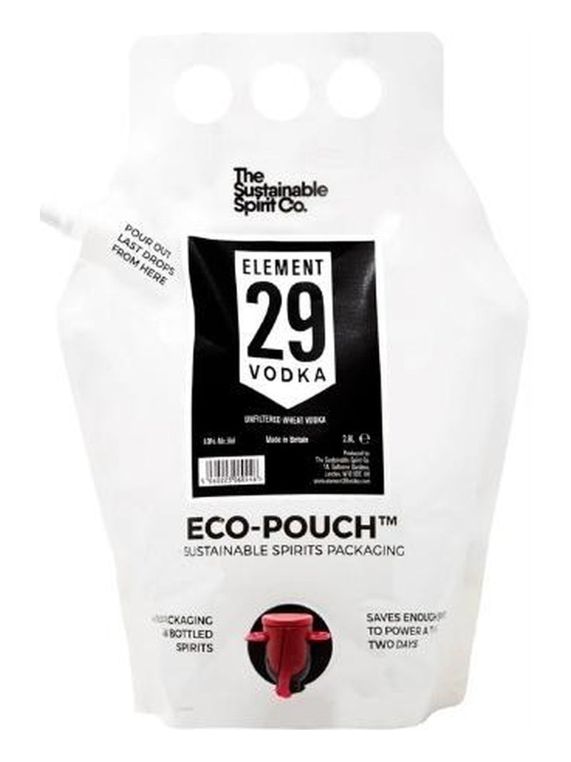 The Sustainable Spirit Co Element 29 Vodka Eco Pouch 2.8l (4 x 70cl)