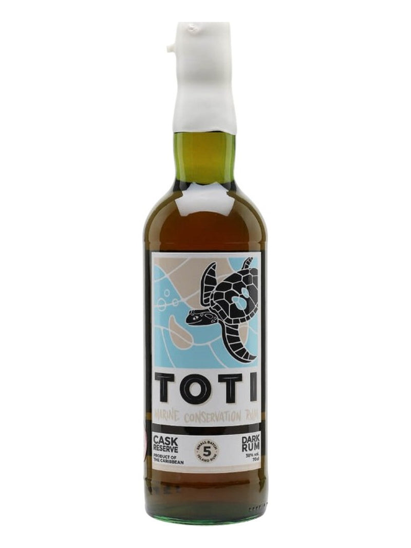 The Sustainable Spirit Co Toti Cask Reserve Dark Rum Bottle