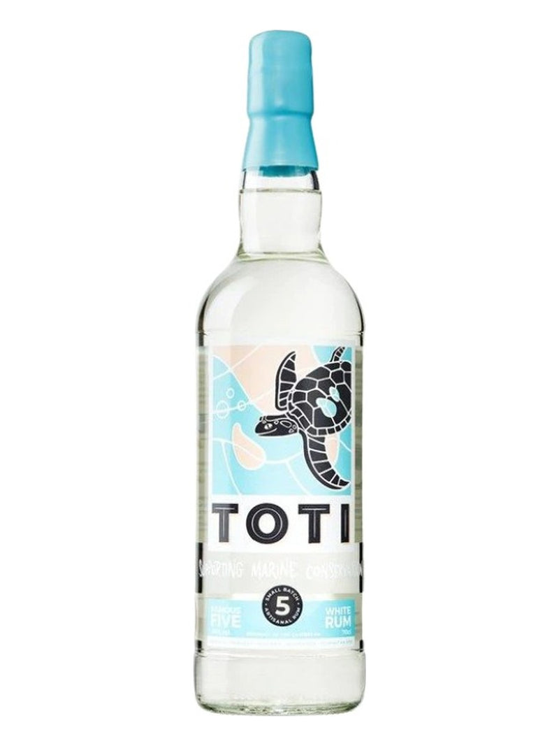 The Sustainable Spirit Co Toti Famous Five White Rum Bottle